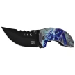 Herbertz Knife 3D Dragon Aluminum, Black 420 (10000367)