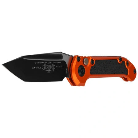 Nóż automatyczny Microtech LUDT Gen III T/E Orange Aluminium, Black M390MK by Tony Marfione (1136-1OR)