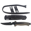 MAC Aquatys Diving Knife Green-Black PP-TPE, PTFE Green Camu W 1.4060