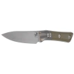 Microtech Pairing Kitchen Knife OD Green G10, Stonewashed M390MK (3500B-10OD)