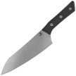 Microtech Chef 8'' Kitchen Knife Black G10, Stonewashed M390MK (3000-10BK)