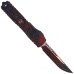 Nóż automatyczny OTF Microtech Ultratech Gen IV S/E Signature Topographic Black-Orange Camo Smooth Aluminium, Topographic Black-Orange Camo M390MK by Tony Marfione (11214-1TPBKORCS)