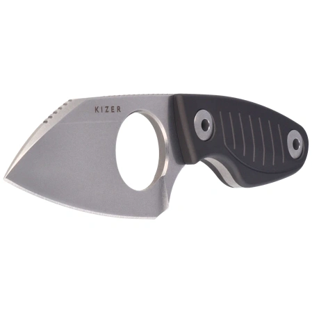 Nóż Kizer Nightjar Gray Aluminium, Stonewashed AUS-10 by Vincent Rizzo (1114A2)