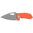 Nóż składany Kubey Coeus KU122W Orange G10, Stonewashed 14C28N