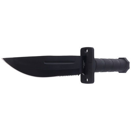 Herbertz Solingen Bowie, Black Coated survival knife (109118)