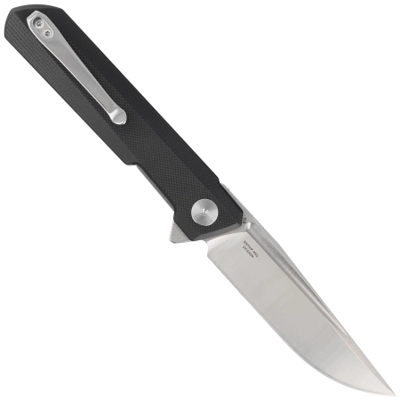 Bestechman Dundee Knife Black G10, Stonewashed / Satin D2 by Ostap Hel (BMK01A)