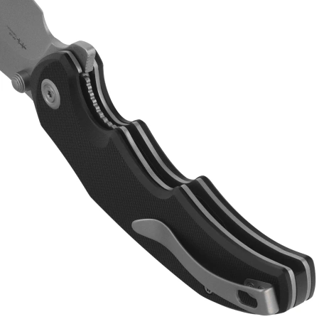 Nóż składany Kubey Ceto Black G10, Stonewashed 14C28N (KU181A)