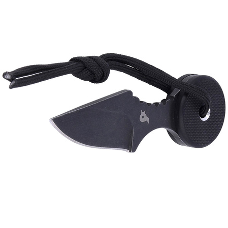 BlackFox Arrow, Black G10, Black Stonewashed by Tommaso Rumici Neck Knife (BF-753)