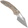 Microtech Stitch-M Ram-Lok S/E Knife Tan Fluted G10, Apocalyptic F/S M390MK by Borka Blades and Tony Marfione (169RL-12APFLGTTA)