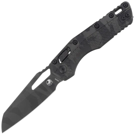 Microtech MSI S/E Knife Midnight Tiger Camo Tri-Grip Polymer, Midnight Tiger Camo M390MK by Tony Marfione (210T-1PMMTC-X8Z4)
