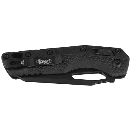 Nóż składany Microtech MSI S/E Ram-Lok Tactical Black Tri-Grip Polymer, Black DLC M390MK by Tony Marfione (210T-1TPM)
