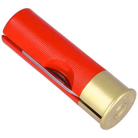 Maserin Cartridge Cal. 12 Red Nylon, Stainless Polished Knife (70 RED)