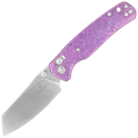 Nóż składany Bestechman Cicada's Wing Purple Crystallized Titanium, Satin Magnacut (BMK06O)