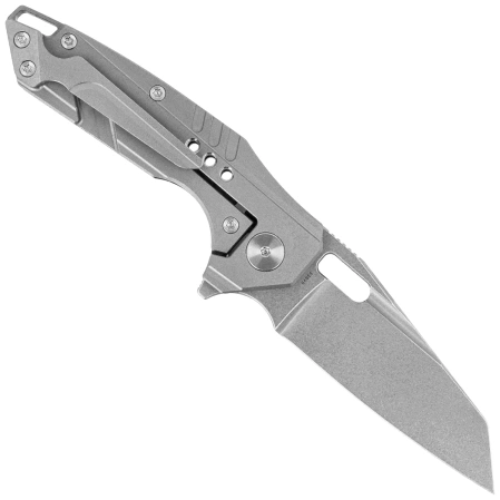 Nóż składany Bestech Nyxie 3 Grey Titanium / Marble Carbon Fiber, Bead Blasted / Stonewashed CPM S35VN by Todd Knife and Tool (BT2308C)