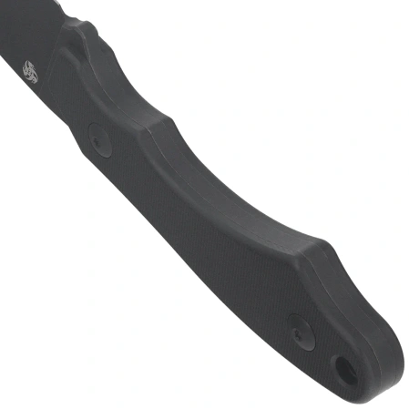 Kubey TLB I Knife Black G10, Blackwashed 14C28N by Alessandra De Santis (KU467B)