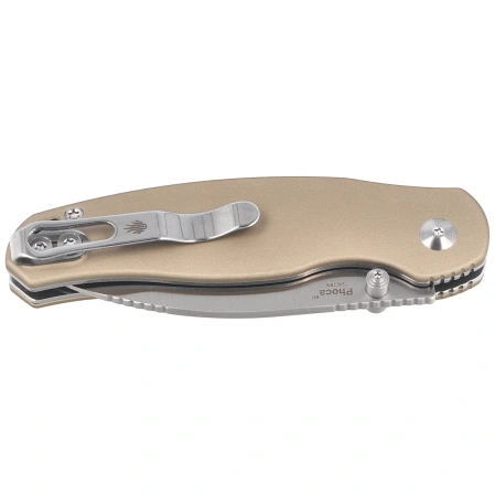 Nóż składany Kizer Phoca BD Sand Aluminium, Satin 14C28N (V3781BDA2)