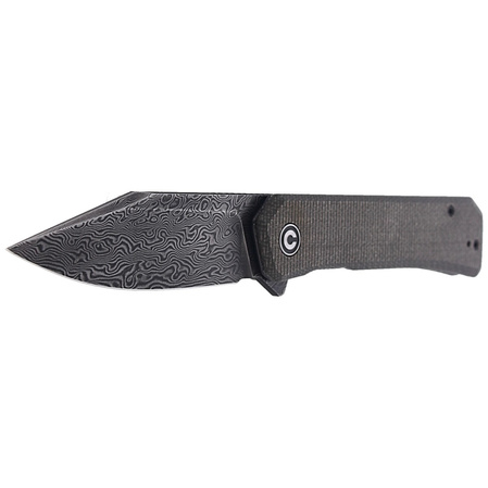 CIVIVI Knife Relic Dark Green Micarta, Black Damascus (C20077B-DS1)