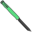 Nóż automatyczny OTF Heretic Cleric II T/E Toxic Green/Black Aluminium, Black DLC MagnaCut by Tony Marfione Jr.