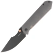 Nóż składany Kizer Harpoon Fold Gray Titanium, Matte DLC Ultra Elmax by Maverick Customs (Ki4784A3)