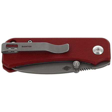 Nóż składany CIVIVI Baby Banter Burgundy G10, Gray Stonewashed by Ben Petersen (C19068S-6)