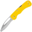 Nóż ratowniczy MAC 697 Rescue Yellow Nylon, Mirror 420 (697RSC.Y)