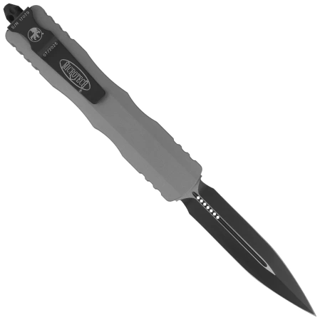 Microtech Dirac Delta D/E OTF Knife Natural Clear Aluminium, Black M390 by Tony Marfione (227-1NC)