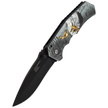 Herbertz CJH Knife with 3D Eagle Motif, Black 420 (584212 - ART000142)