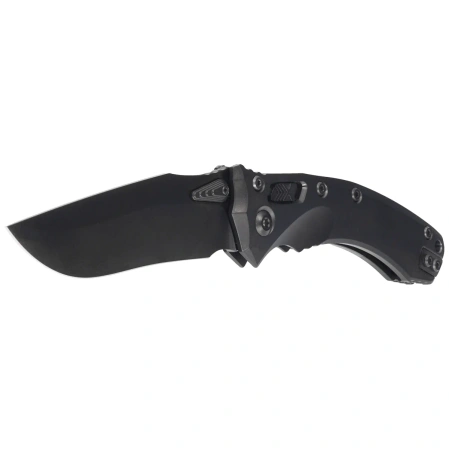 Microtech Amphibian Ram-Lok S/E Marfione Select Knife DLC Stonewashed Slab Side Titanium, DLC HW, DLC Stonewashed M390MK by Tony Marfione (137RL-1DLCTMS2)
