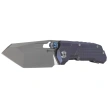 Nóż składany Remette RT-Cool Leopard Grilled Blue Titanium, Pearlescent M390 (RTKS-L)
