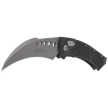 Microtech Hawk Auto Karambit Knife Black Aluminium, Apocalyptic M390MK by Tony Marfione (166-10AP)