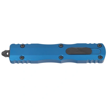 Nóż automatyczny OTF Microtech Dirac Delta D/E Blue Aluminium, Black M390MK by Tony Marfione (227-1BL)