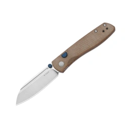 Nóż składany Kizer Renissance Brown Norplex UltreX Micarta, Satin N690 by Caleb Waldman (V3698A2)