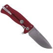 LionSteel SR11A Red Aluminum, Satin Sleipner by Molletta (SR11A RS)