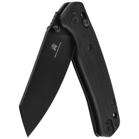 Bestechman Cicada's Wing Knife Black G10, Black PVD 10Cr15MoV (BMK06-C-6)