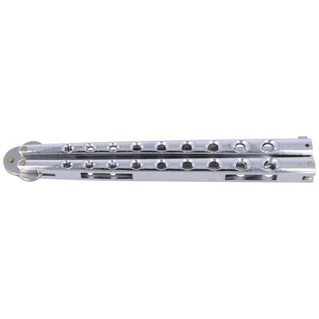 Nóż składany motylek Martinez Albainox Big Balisong Chrom, Mirror Finish (02052-C)