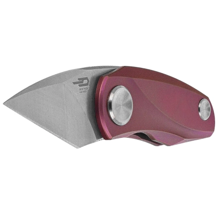 Nóż składany Bestech Tulip Frame Lock Purple Titanium, Stonewashed / Satin M390 by Ostap Hel (BT1913C)