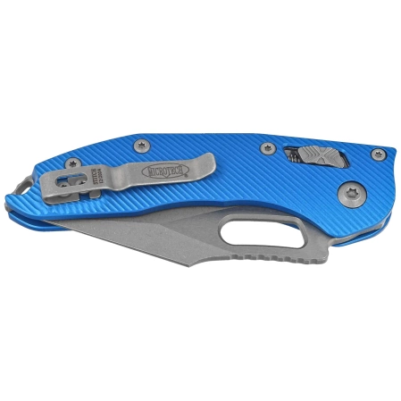 Nóż składany Microtech Stitch Ram-Lok S/E Blue Fluted G10, Apocalyptic M390MK by Borka Blades and Tony Marfione (169RL-10APFLBL)