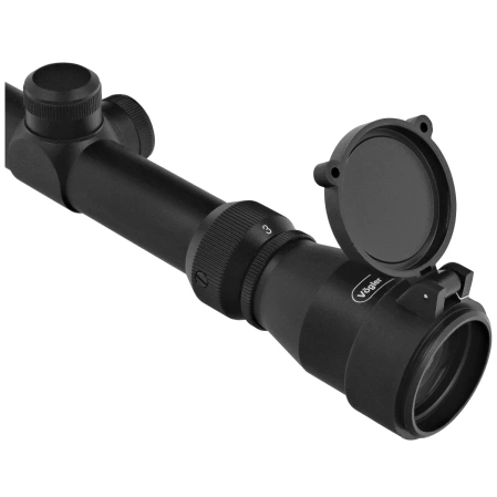 Luneta celownicza Vögler Optik Premium 3-9x40 Mil-Dot 1" Flip-Open, montaż 11mm