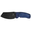 Nóż składany Bestechman Cicada's Wing-TL Blue Canvas Micarta, Black PVD 10Cr15CoMoV (BMK24-M-4)