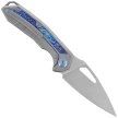 Kubey KB Coeus Knife, Gray Titanium / Timascus, Beadblasted CPM S35VN (KB286A)