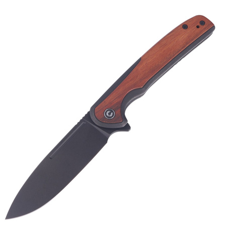 Nóż składany CIVIVI Voltaic Stainless / Cuibourtia Wood, Black Stonewashed 14C28N (C20060-1)