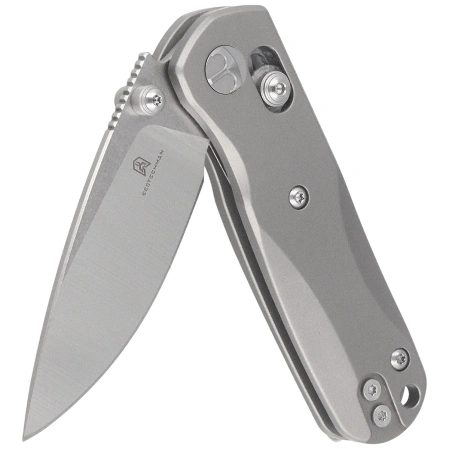 Bestechman Sprite Knife Grey Titanium, Stonewashed/Satin M390 (BMK21A)