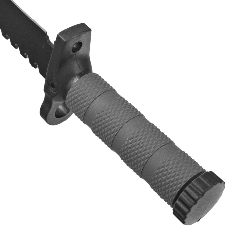 Nóż Martinez Albainox Survival Knife Black ABS, Black 3Cr13MoV (32537)
