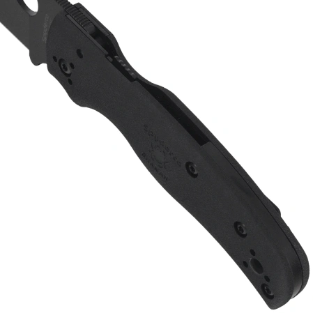Nóż składany Spyderco Shaman Lightweight Black FRN, Black DLC CTS BD1N by Sal Glesser (C229PBBK)