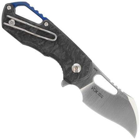 MKM Isonzo Hawkbill Knife Marble Carbon Fiber, Satin M390 by Jesper Voxnæs (MK FX03M-1CM)