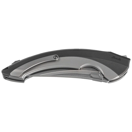Nóż składany RikeKnife Lamella Dark Gray Titanium, Satin M390 (RK-Lamella-DP)