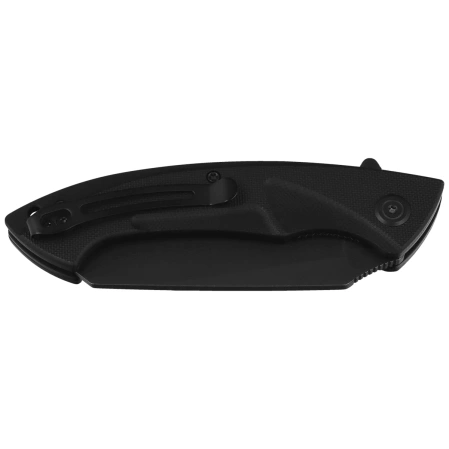 Kubey Anteater Knife Black G10, Blackwashed 14C28N (KU212D)