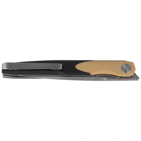 Bestechman Lanza Khaki/Black G10, Satin/Stonewashed 14C28N by Grzegorz Grabarski (BMK14B)