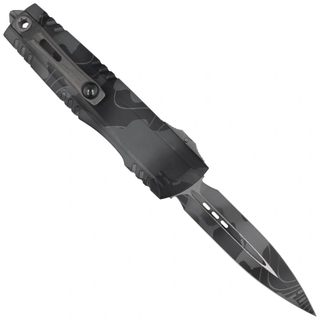 Microtech Luminary ZBP D/E Signature OTF Knife Topographic Urban Camo Aluminum, Topographic Urban Camo M390MK by Tony Marfione (1270-1TPUCS)