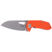 Nóż składany Kubey Knife New Vagrant Orange G10, Sandblast AUS-10 (KU291D)